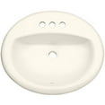 thumbnail image 1 of PROFLO PF20174BS PROFLO PF20174 Auto-Ridification 20-1/2 Pouces (à Enfiler) Lavabo Ovale - 3 Trous Percés, 1 of 2