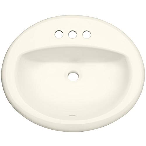 PROFLO PF20174BS PROFLO PF20174 Auto-Ridification 20-1/2 Pouces (à Enfiler) Lavabo Ovale - 3 Trous Percés