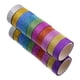 thumbnail image 2 of Pegatinas Washi Tape-pegatinas luminosas con purpurina, papelería (Color puro), 3m x 1,5 cm, 10 Uds., 2 of 3