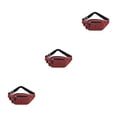thumbnail image 4 of Riñonera Cremallera Multi-bolsillo Sonducket Casual Portátil Rojo, 4 of 6