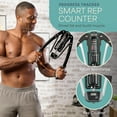 thumbnail image 2 of Lifepro Hydraulic Power Twister Arm Exerciser – Adjustable 22–440lb Chest Expander with Smart Rep Counter, Upper Body Strength Trainer for Home Gym Workouts - Gray, 2 of 6