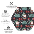 thumbnail image 3 of Rateoe Gnome With Mushroom 2 Drawing Drink Coasters Set of 4 Leather Coasters Spill Protection for Table Desk,Durable and Non Slip Leather Coaster ,4 Inches Drink Mats-Hexagon, 3 of 6