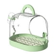 thumbnail image 4 of koolsoo Bird Cage Multipurpose Parrot Outing Cage Bird Carrier for Parrotlets Cockatiels Green, 4 of 9