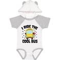thumbnail image 3 of Inktastic I Ride the Cool Bus with Yellow Bus Boys or Girls Baby Bodysuit, 3 of 5