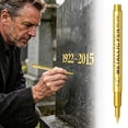 thumbnail image 3 of Gold And Silver Paint Marker Pen For Cemetery Lettering, Oil Based Restoration Ink For Memorial Monuments, 1ml (Multicolor, 14.5*0.5*0.5CM), 3 of 4