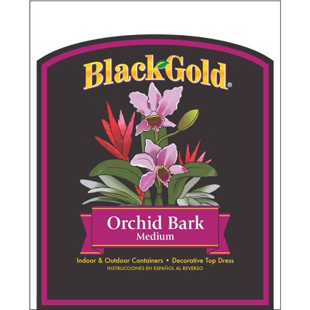 Black Gold 1411402 8.00QTP 8 Quart Fine Orchid Bark (Best Plant Food For Orchids)