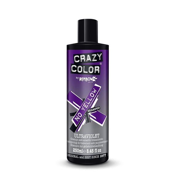 Crazy Color Care Ultraviolet No Yellow Shampoo 8.45oz