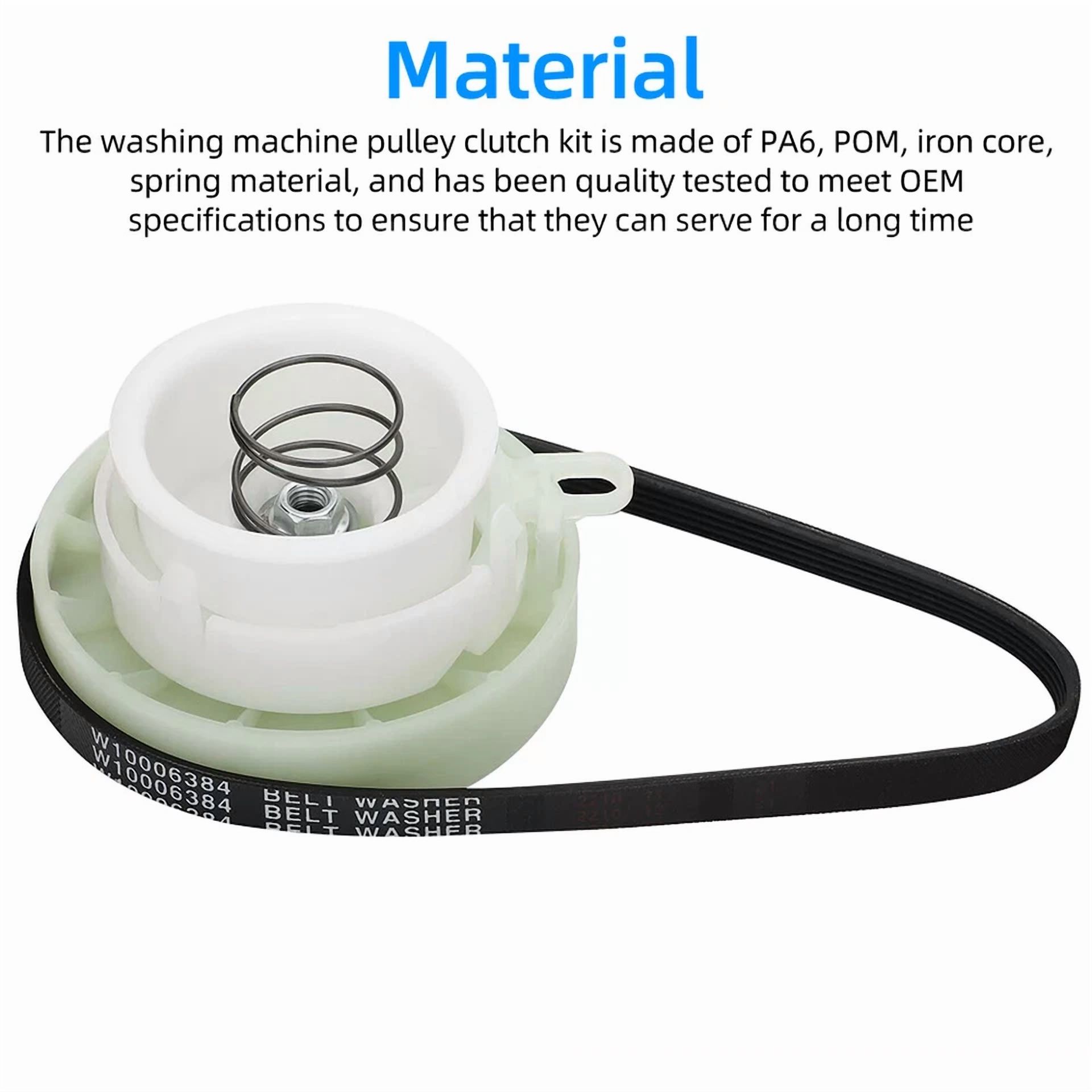 CIRCLE- Washer Splutch Drive Kit For Whirlpool, Sears, Ap5951296, Ps10057144, W10721967
