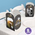 thumbnail image 2 of Big Dot of Happiness Just Engaged Photo Holder Centerpieces, 4x6 Picture Display Box, Black & White Table Decoration Centerpiece for Engagement Party Decor, 8 Count, 2 of 7