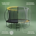 thumbnail image 6 of Joyberri trampoline for kids with trampoline net, add-on LED lights, and sprinklers, 12-ft, Black, 6 of 11