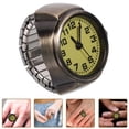 thumbnail image 3 of Reloj de anillo retro creativo reloj de dedo vintage mujer joyería dedo anillo reloj, 3 of 7