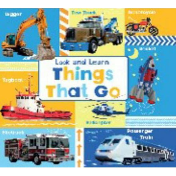 Pre-Owned Look and Learn Things that Go - Kids Books - Childrens Books - Toddler Books by Page Publications (Unknown) 1648332463 9781648332463
