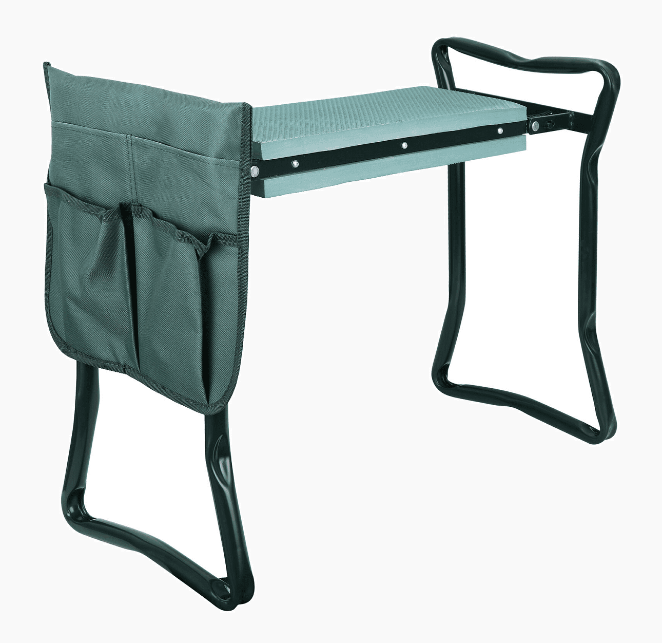 Garden Kneeler Seat Foldable Soft Kneeling Pad Yard Bench Stool w/ Tool Pouch US 