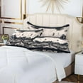 thumbnail image 7 of GZHJMY Retro Gray Scenery Plush Pillow Case,Zippered Bed Pillow Pillowcases,Super Soft and Cozy Pillowcase Covers for Sleep - King Size 20x40in Home Decor, 7 of 7