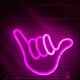 thumbnail image 1 of Neon Finger Modeling Indoor Neon Sign USB+battery Dual Use, 1 of 2