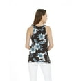 thumbnail image 4 of Hawaii Hangover Women's Hawaiian Tank Top in Midnight Bloom XL, 4 of 5