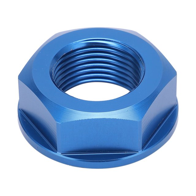 Wheel Axle Nut, Anodized M20xP1.5 Motorcycle Wheel Hub Nut Aluminum For Autocycle Blue,Yellow