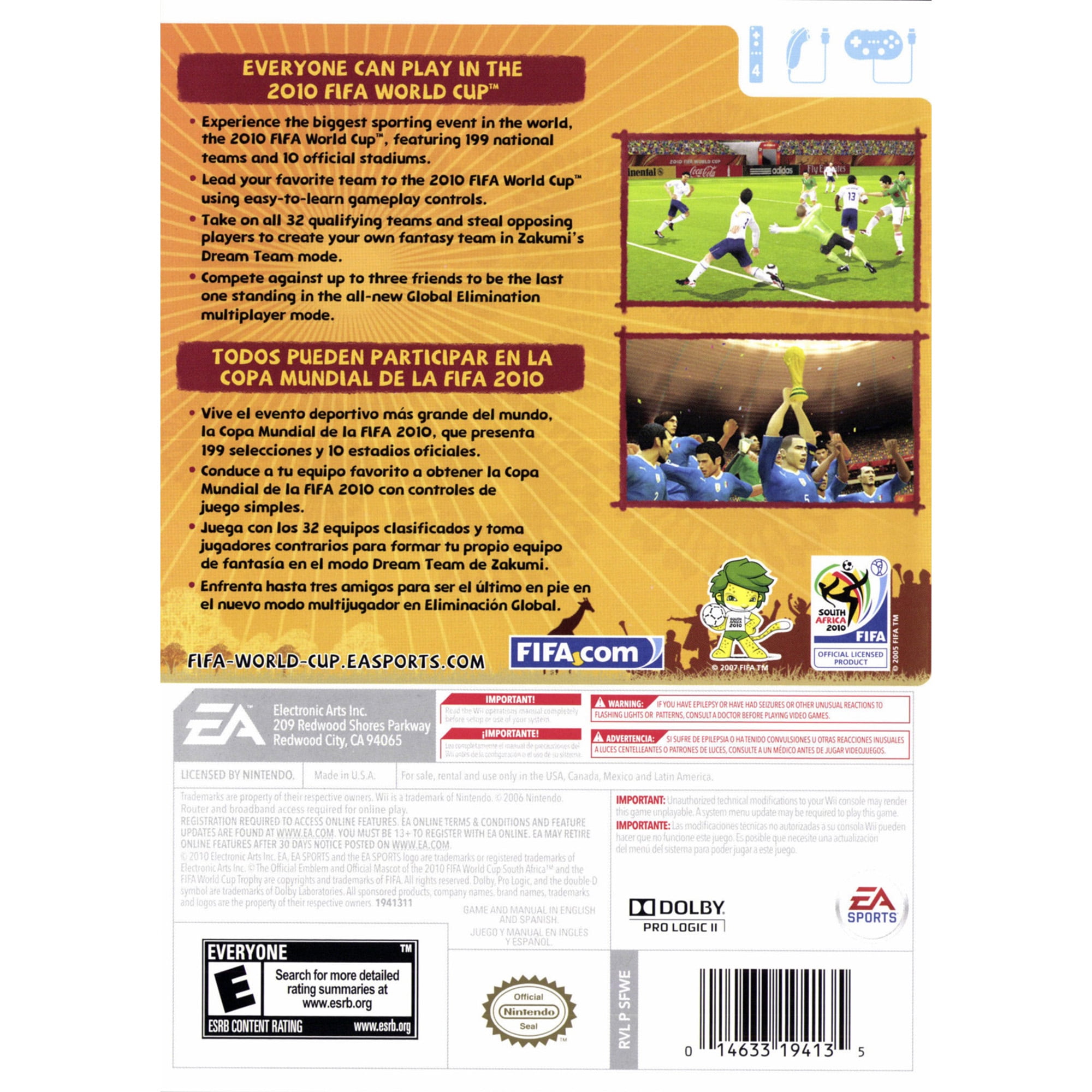 Fifa World Cup South Africa 10 Wii Pre Owned Walmart Com Walmart Com Fifa World Cup South Africa 10 Wii Pre Owned Walmart Com Walmart Com