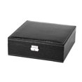 thumbnail image 4 of Jewelry Box, Storage Case, Dustproof Lock Design Saving Space For Home For Necklace Earrings, 4 of 8