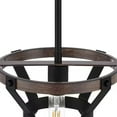 Ceybo 1Rustic Farmhouse Mini Pendant Light with Open Cage Drum Design