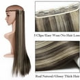 thumbnail image 6 of Benehair Clip in Hair Extensions Real Long Thick One Piece Hair Extension Curly Wavy Straight Hairpieces for Woman Best Hair, 6 of 9