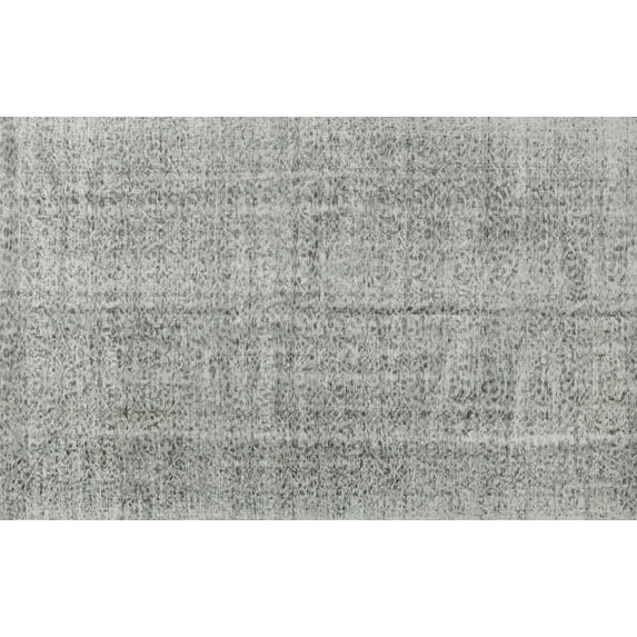 Ahgly Company Indoor Rectangle Traditional Pale Silver Gray Persian Area Rugs, 7' x 9'