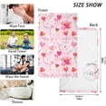 thumbnail image 3 of GZHJMY Valentine's Day Heart Balloons Hand Towel Cotton Soft Absorbent Bath Hand Towels Decor, Multipurpose for Kitchen, Hotel, Spa, Yoga, Gym, Set of 2, 3 of 7