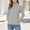 Gray women fleece zip up jacket a1, variant on Bzdzmqm Womens Full Zip Fleece Jacket Slim Fit Stand Collar Long Sleeve Zipper Pockets Cozy Fall Winter Daily Work Wear, White XL