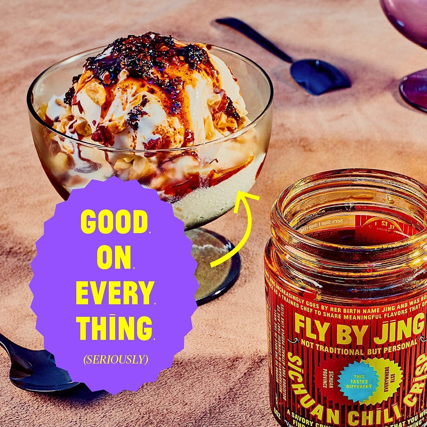 Fly By Jing Sichuan Chili Crisp Gourmet Hot Sauce, 6oz 2 pack