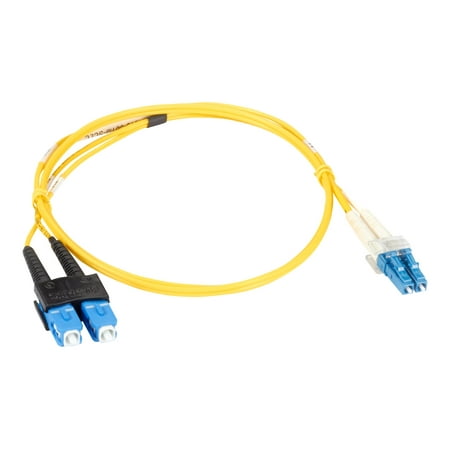 UPC: 0822088015383 | Black Box – Patch cable – SC single-mode (M) to LC single-mode (M) – 1 m – fiber optic – 9 / 125 micron