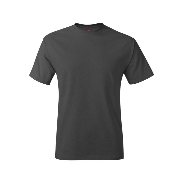 Hanes - Authentic Short Sleeve T-Shirt - 5250 - 5 Pack - Multi-Pack - Smoke  Grey