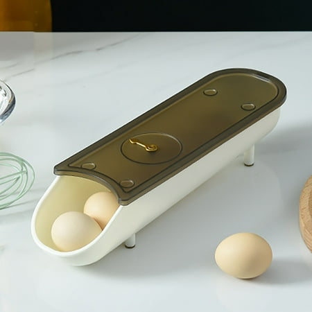 

Walmart week Clearance GUOWE Food Storage Refrigerator Egg Freshness Storage Box Egg Tray Drawer Kitchen Egg Box Can Be Multi Layer Stacked Rolling Timer Egg Carton