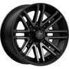 4/156 MSA M40 Rogue Wheel 14x7 4.0 + 3.0 Satin Black/Titanium Tint For POLARIS RZR S 800 LE 2011-2012
