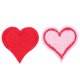 thumbnail image 4 of 20 parches bordados de corazón rojo, apliques decorativos para coser o trabajar el arte., 4 of 5