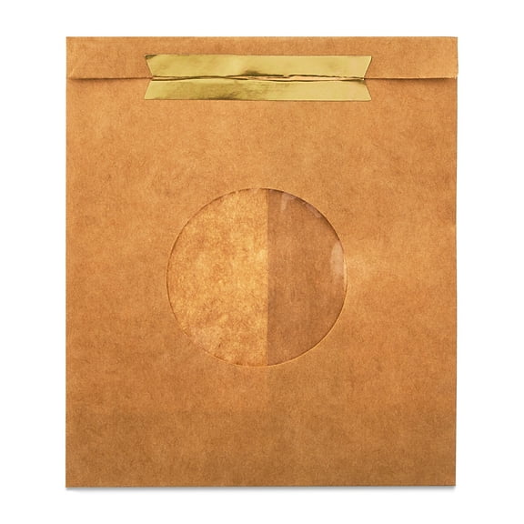 Kraft Treat Bags with Foil Seals, 5.125" x 6.5", 12 Count, by Way To Celebrate