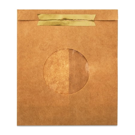 Kraft Treat Bags with Foil Seals 5.125 x 6.5 12 Count by Way To Celebrate