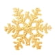 thumbnail image 1 of Billuyoard De copos de nieve de Navidad, escaparate de chimenea, colgante decorativo, decoración de ambientes, decoración artesanal para interiores y Kits de decoración para fiestas Oro Billuyoard HA069943-01, 1 of 6