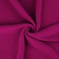 thumbnail image 6 of Unique Bargains Pure Cotton Soft Cable Knit Throw Blanket Fuchsia 50" x 60", 6 of 8