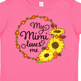thumbnail image 4 of Inktastic My Mimi Loves Me with Sunflower Wreath Boys or Girls Toddler T-Shirt, 4 of 5
