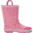thumbnail image 6 of Western Chief Kids Waterproof Printed Rain Boot with Pull on Handles, Fuchsia, 10, 6 of 9