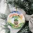 thumbnail image 3 of Happy St. Patrick’s Day Havanese with Green Hat Shamrocks Rainbow Ceramic Round Ornament Havanese Dog Lover Gifts Idea Home Tree Decor - 03007, 3 of 5