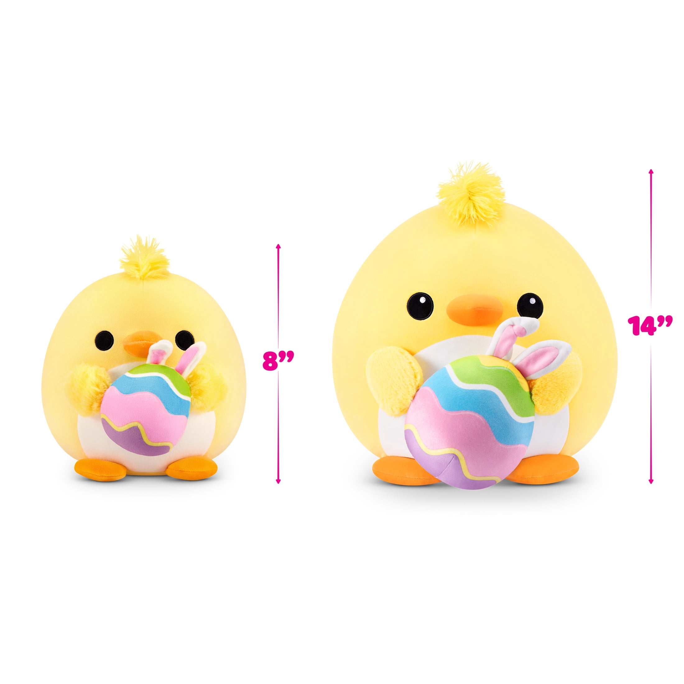 SNACKLES 8 inch Easter Snackle Ash the Chicken, Ultra Soft Collectible Plush Toy by ZURU