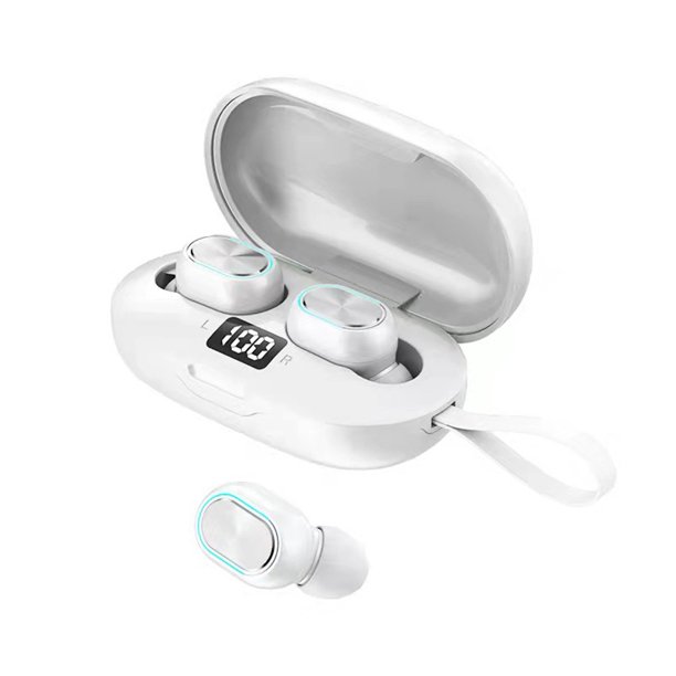 TWS InEar Bluetooth Wireless Earbuds with Wireless Charging Case