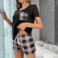 thumbnail image 5 of Pyjama pour Femmes Ensemble Pyjama pour Femmes Grande Taille Pyjama pour Femmes Pyjama Décontracté Bretelles en Dentelle Shorts Vêtements de Maison, 5 of 5