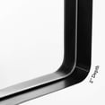 thumbnail image 6 of TEHOME Contemporary Black Bathroom Mirror, 20x30 Inches, Metal Framed Rectangle Vanity Mirror, 6 of 7