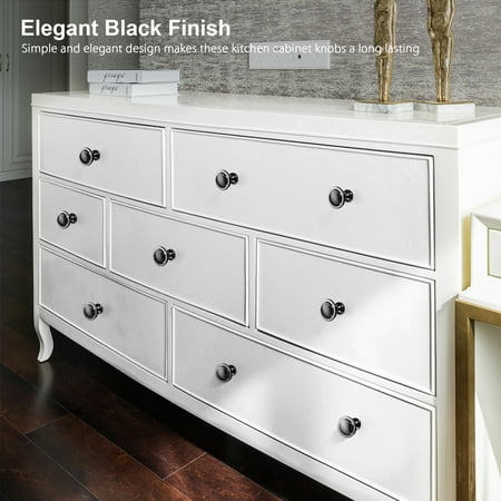 Tsv 10 20pcs Kitchen Cabinet Door Drawer Knob Pulls Black Knobs 31mm 1 22in Round Handles For Shoe Chest Bookcase With S Com - Kitchen Cabinet Door Pulls Black Tsv 10 20pcs Kitchen Cabinet Door Drawer Knob Pulls Black Knobs 31mm 1 22in Round Handles For Shoe Chest Bookcase With S Com - Kitchen Cabinet Door Pulls Black