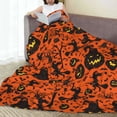 thumbnail image 6 of Fuzoiu Halloween3 Print Ultra-Soft Micro Fleece Blanket,All Seasons Flannel Throw, Lightweight Blanket for Bed, Sofa, Couch, Movie Night, Camping, and Travel-80"x60", 6 of 7