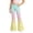 Mint Green, variant on Kcolen Girls Elastic Waist Flare Pants,Gradient Color Flare Long Pants, Casual Mid Waist Bell Bottom Trousers for Daily School Preppy Clothes,Pink,15-16 Years