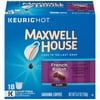 Maxwell House Dark French Roast Coffee K Cup Pods, Caffeinated, 18 ct - 5.57 oz Box