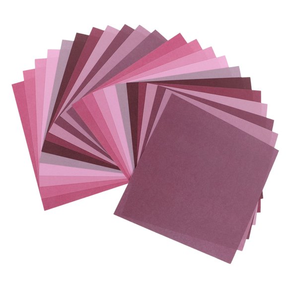 GAXIRE 60 Pcs Papier Pliant Coloré Papier Rose pour Bricolage et Décoration Intérieure